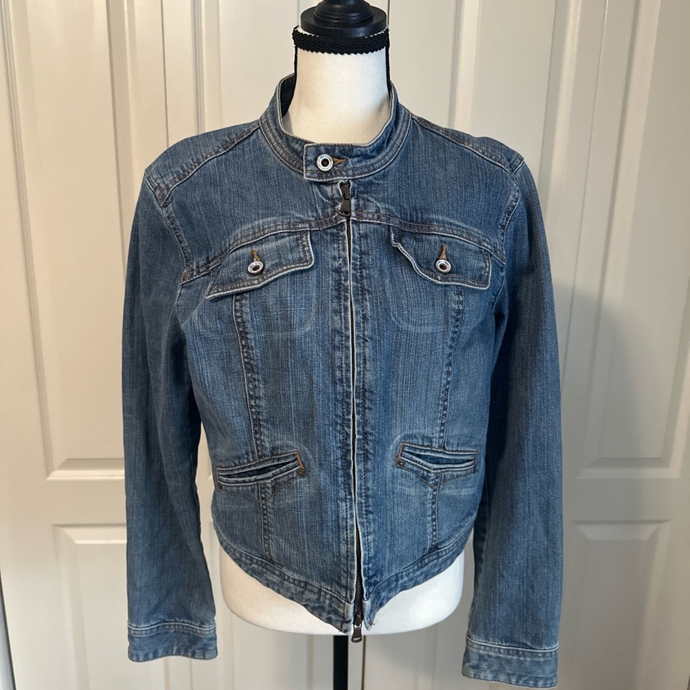 X2 denim laboratory jean jacket